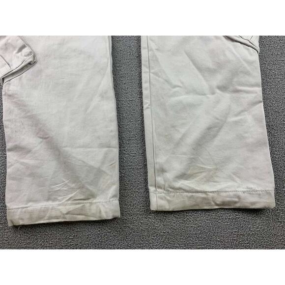 Vintage Matchstick Cargo Pants Men M 30 Cotton Multi Pocket Zip Utility Workwear - Picture 9 of 11